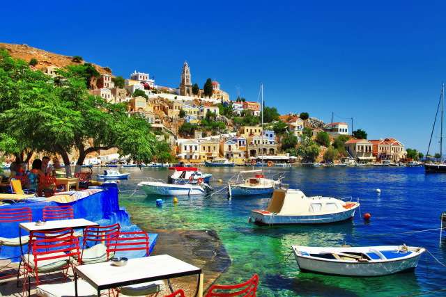 Řecké pobřeží online puzzle