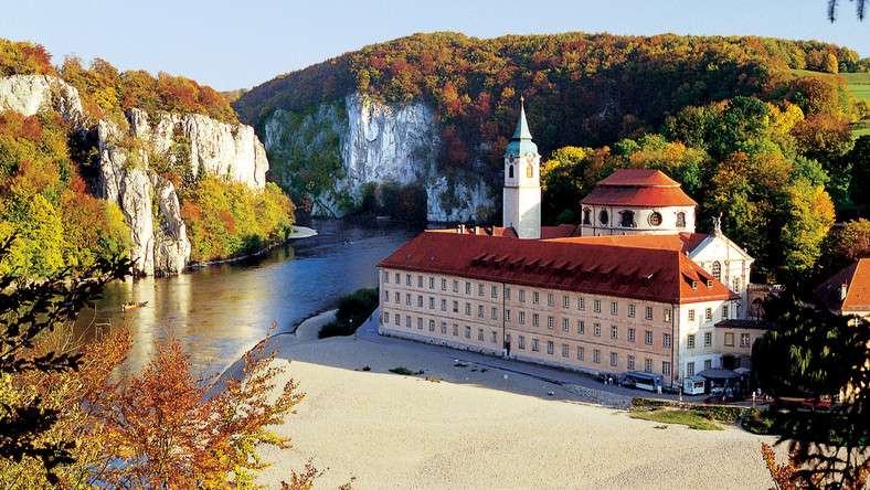 Weltenburg sul Danubio. puzzle online