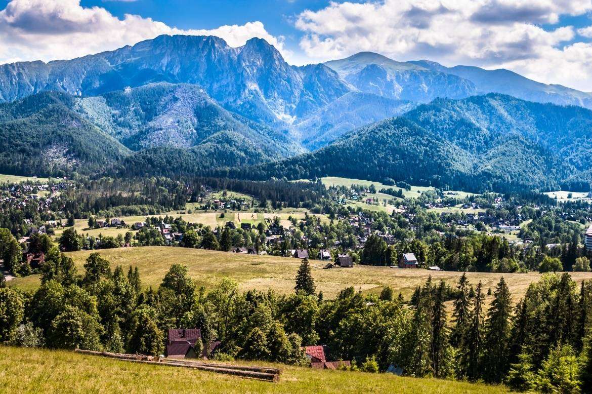 Panorama der Tatra Online-Puzzle