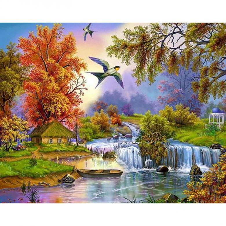 Fairytale landscape jigsaw puzzle online