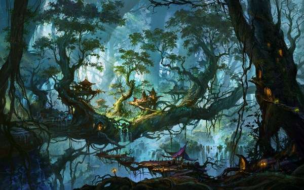 Fairytale landscapes online puzzle