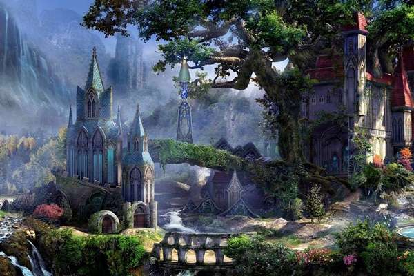 Fairytale landscapes jigsaw puzzle online