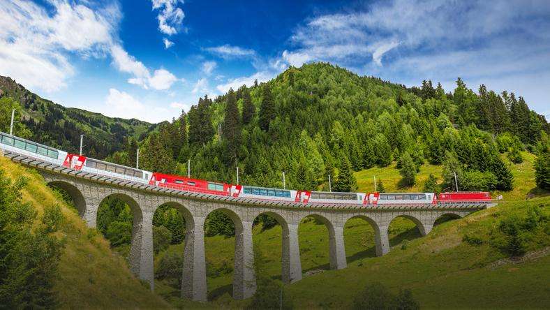 schweiziska landskap pussel på nätet
