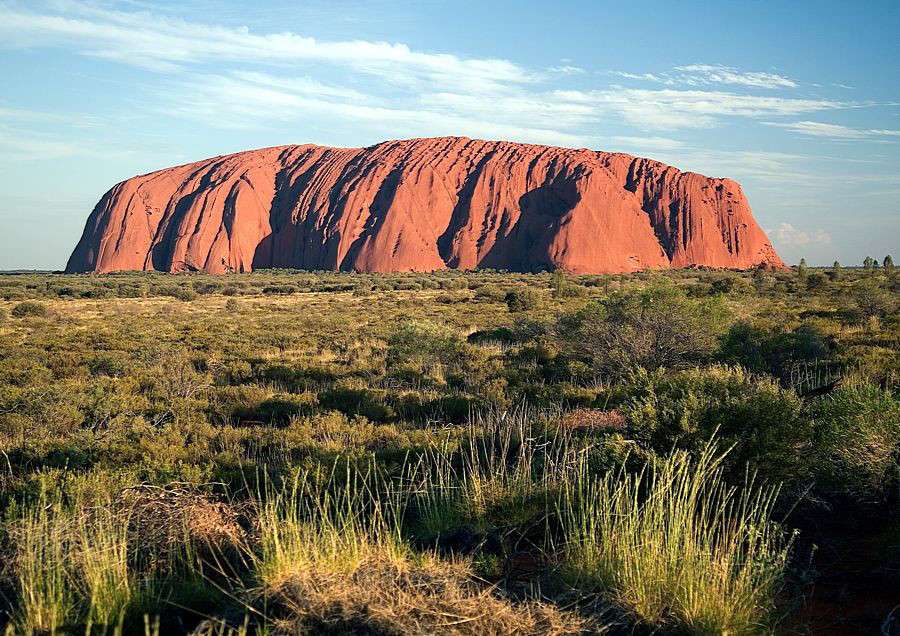 Ausztráliában. Uluru-hegység. kirakós online