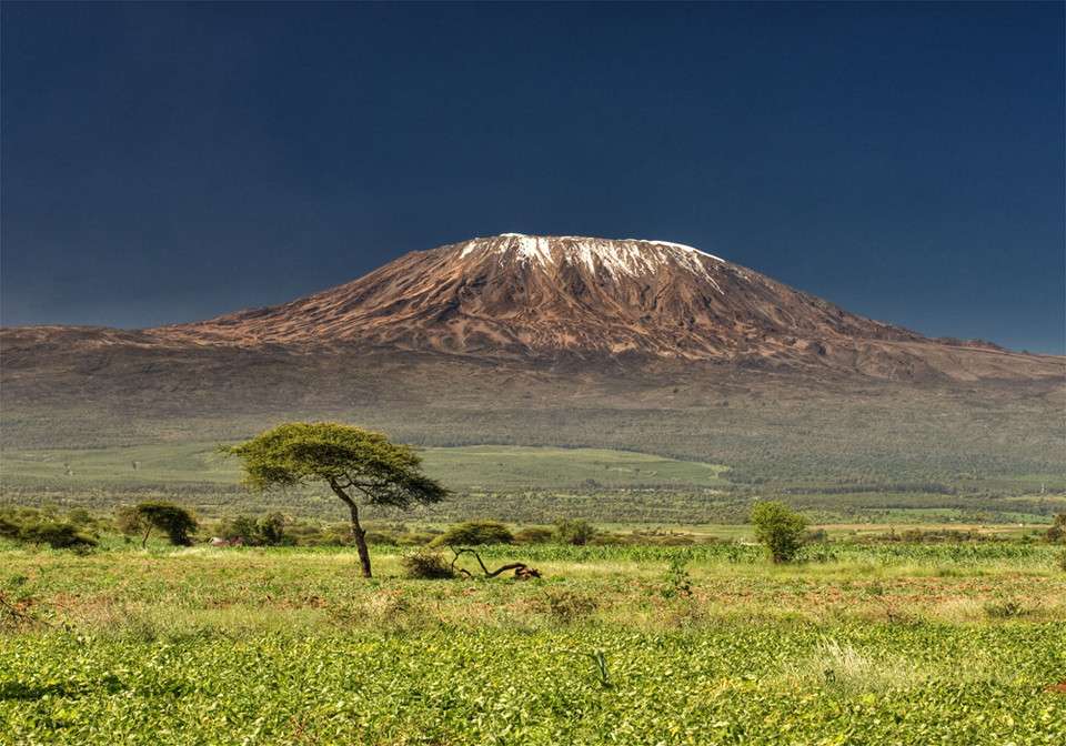 Kilimandzsáró hegy online puzzle