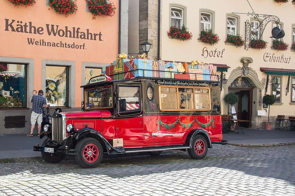 Rothenburg în Bavaria. puzzle online