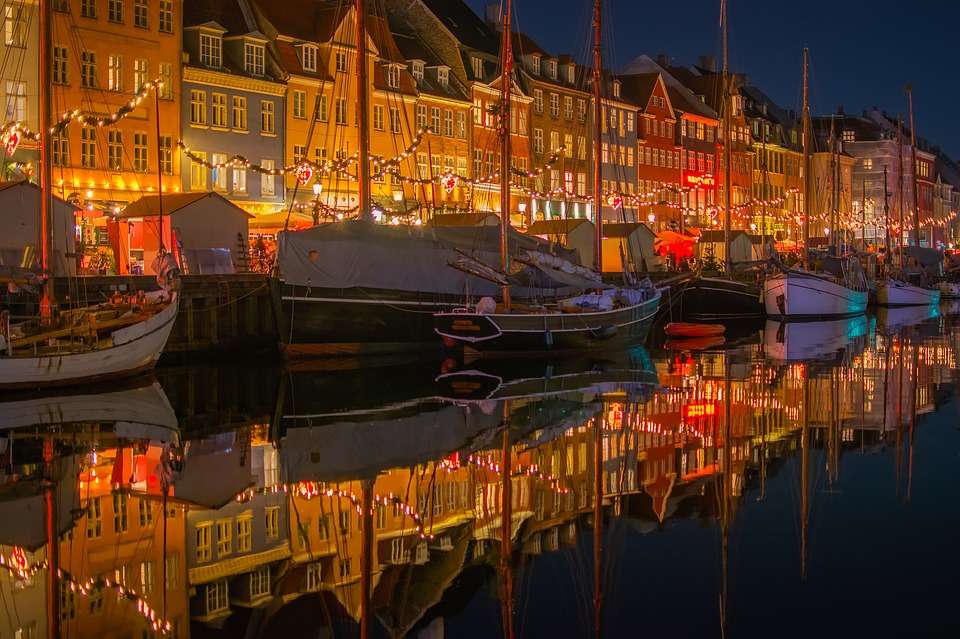 Копенгаген. Дания. пазл онлайн