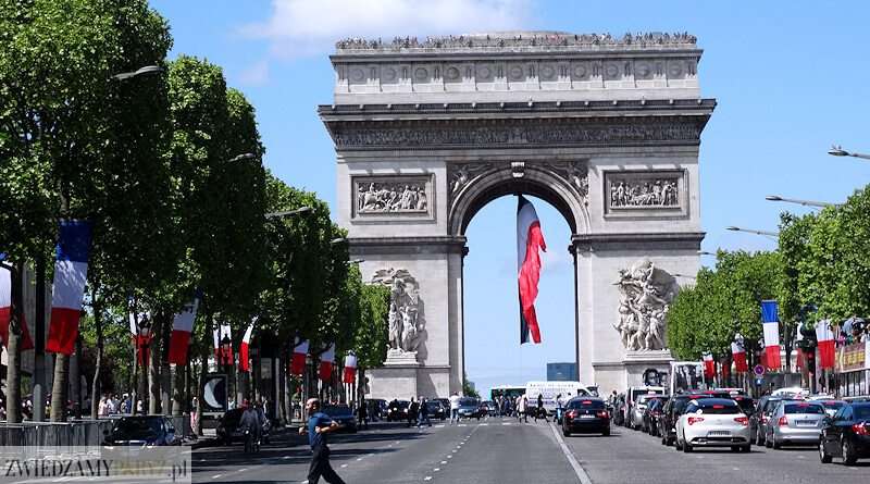 Paris-Arc de Triomphe rompecabezas en línea