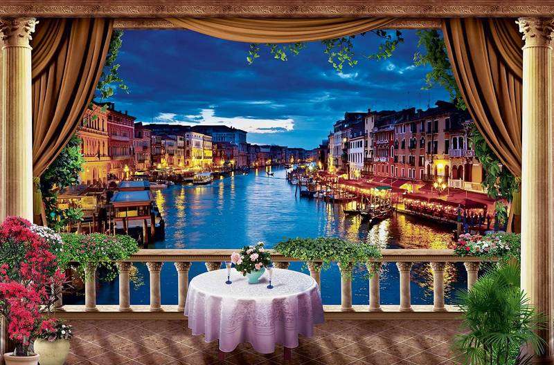Venice by night. jigsaw puzzle online