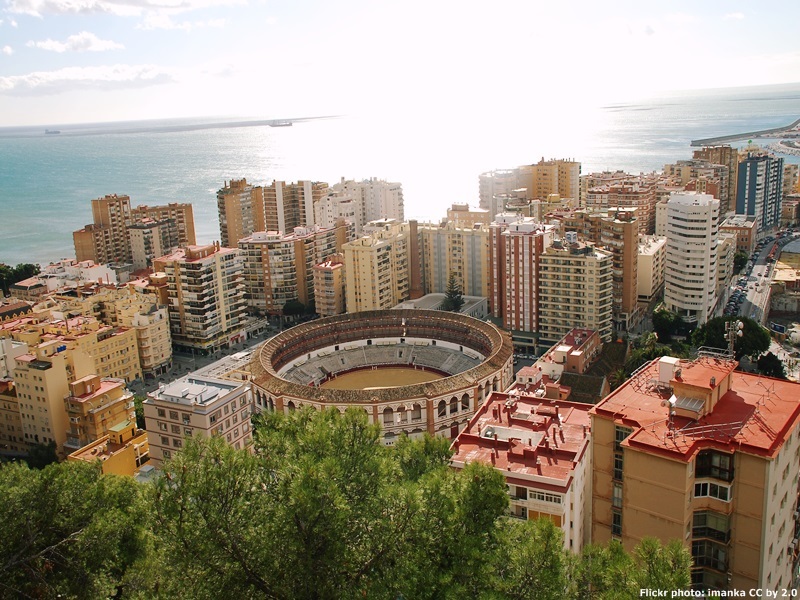 La Spagna. Malaga. puzzle online