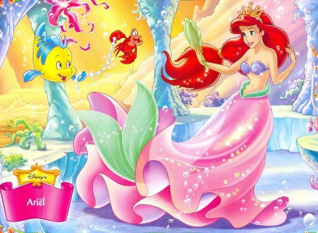 the ariel little mermaid online puzzle