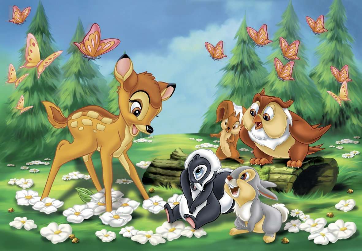 bambi fawn Pussel online