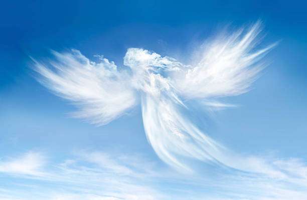 Engel van wolken. online puzzel