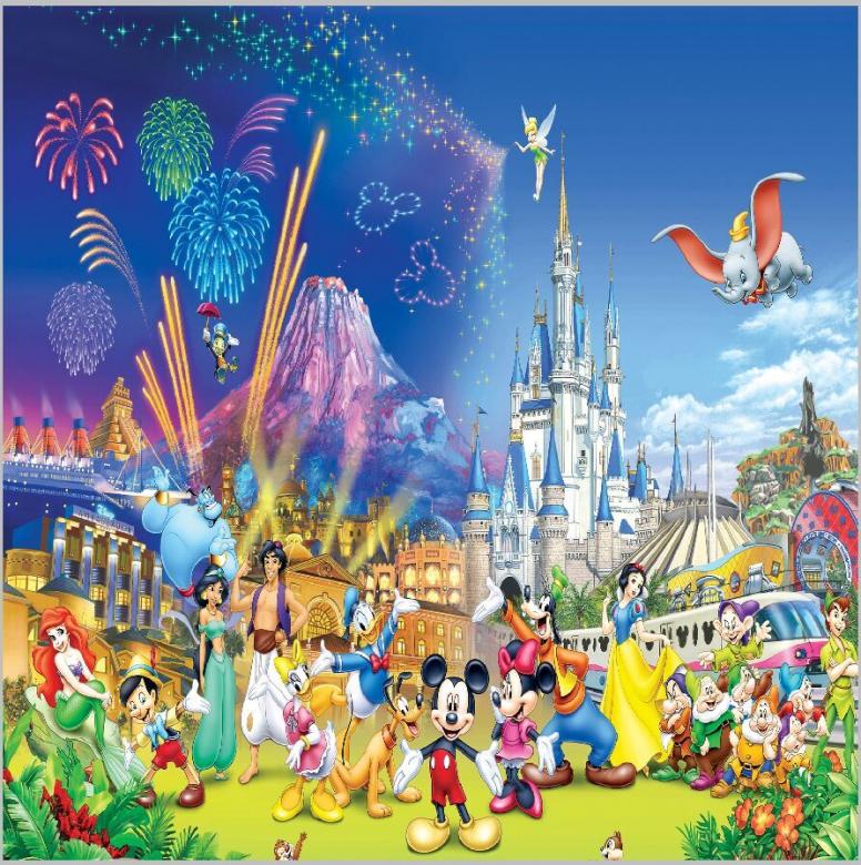 le monde de Disney puzzle en ligne
