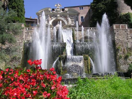 Fountains in Tivoli. online puzzle