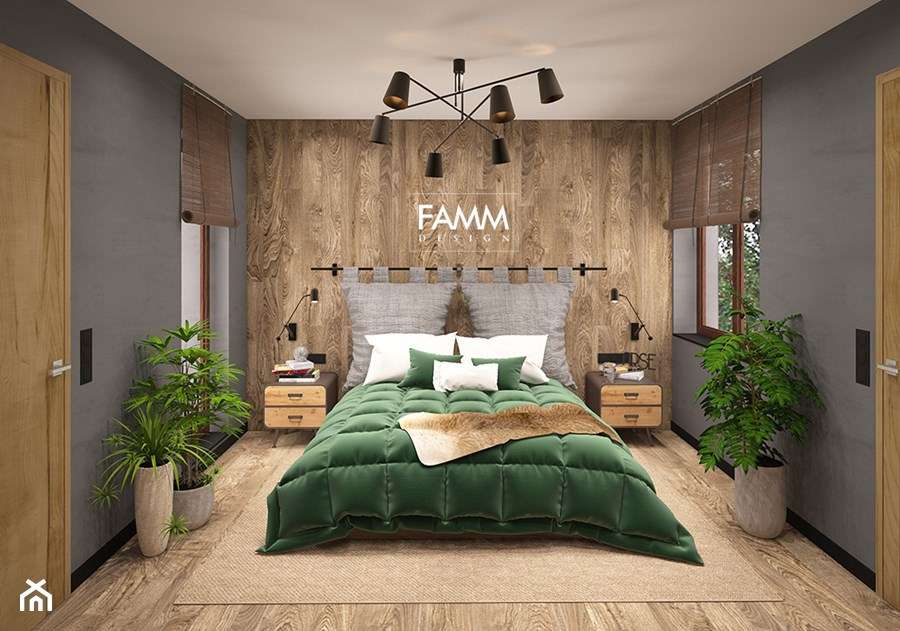 Зелена спалня онлайн пъзел