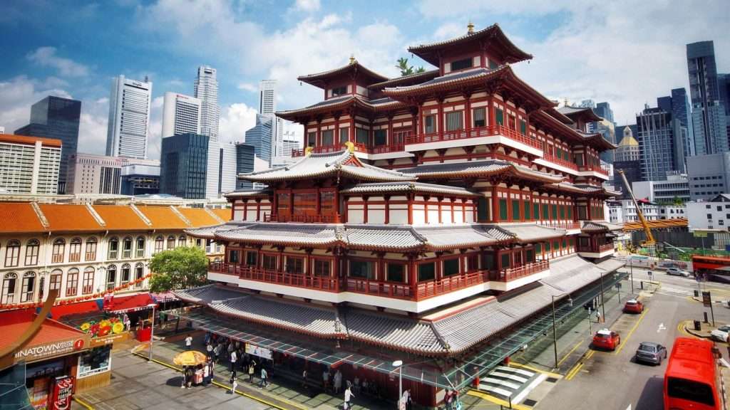 Singapur-Chinatown rompecabezas en línea