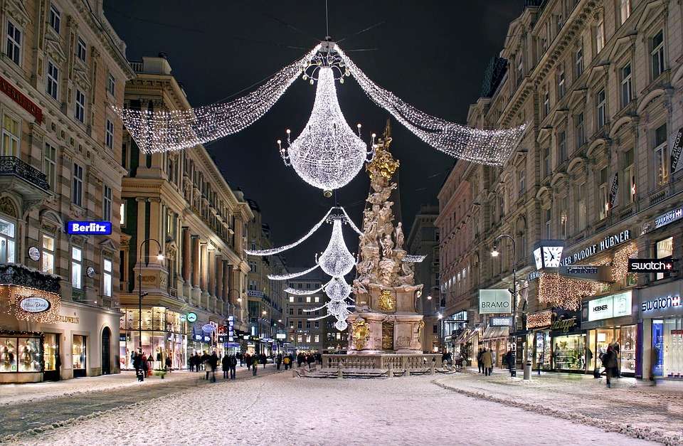 Улица във Виена. онлайн пъзел