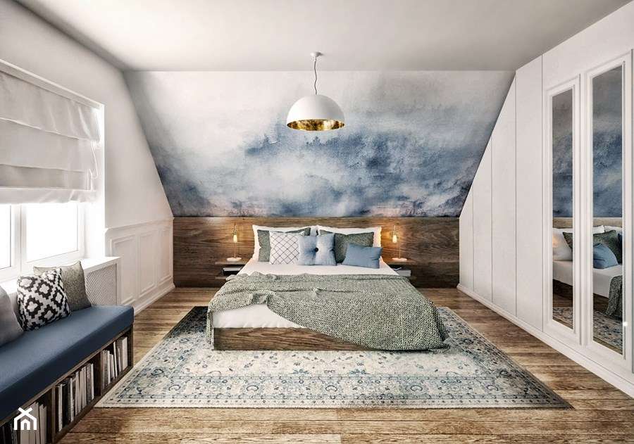 Blauwe slaapkamer online puzzel