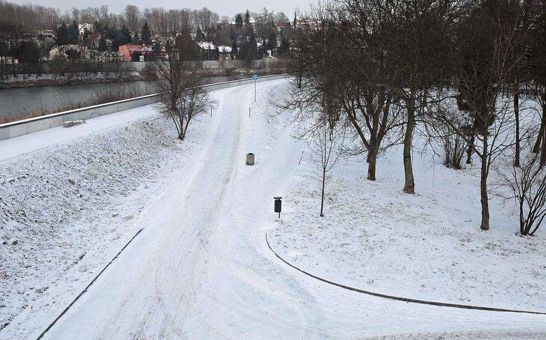 Zware winter in Krakau legpuzzel online