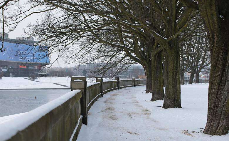 Сурова зима в Краков онлайн пъзел