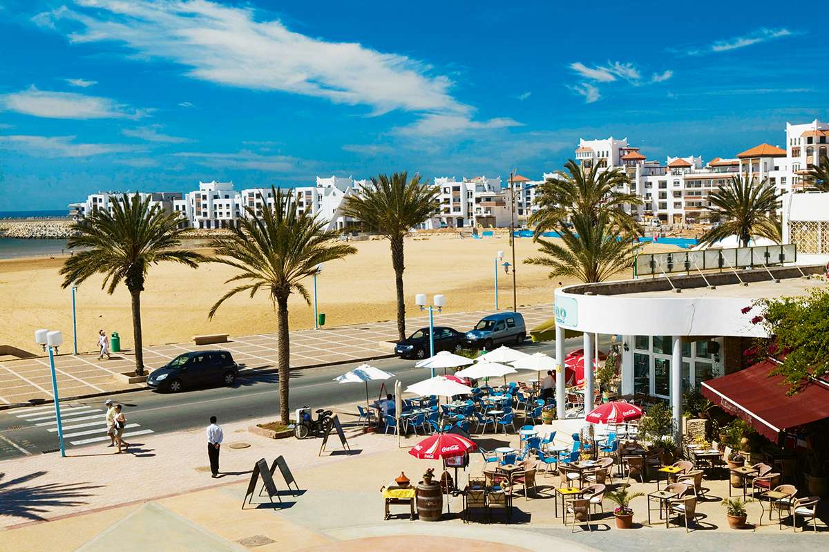 Marokko-Strand Puzzlespiel online