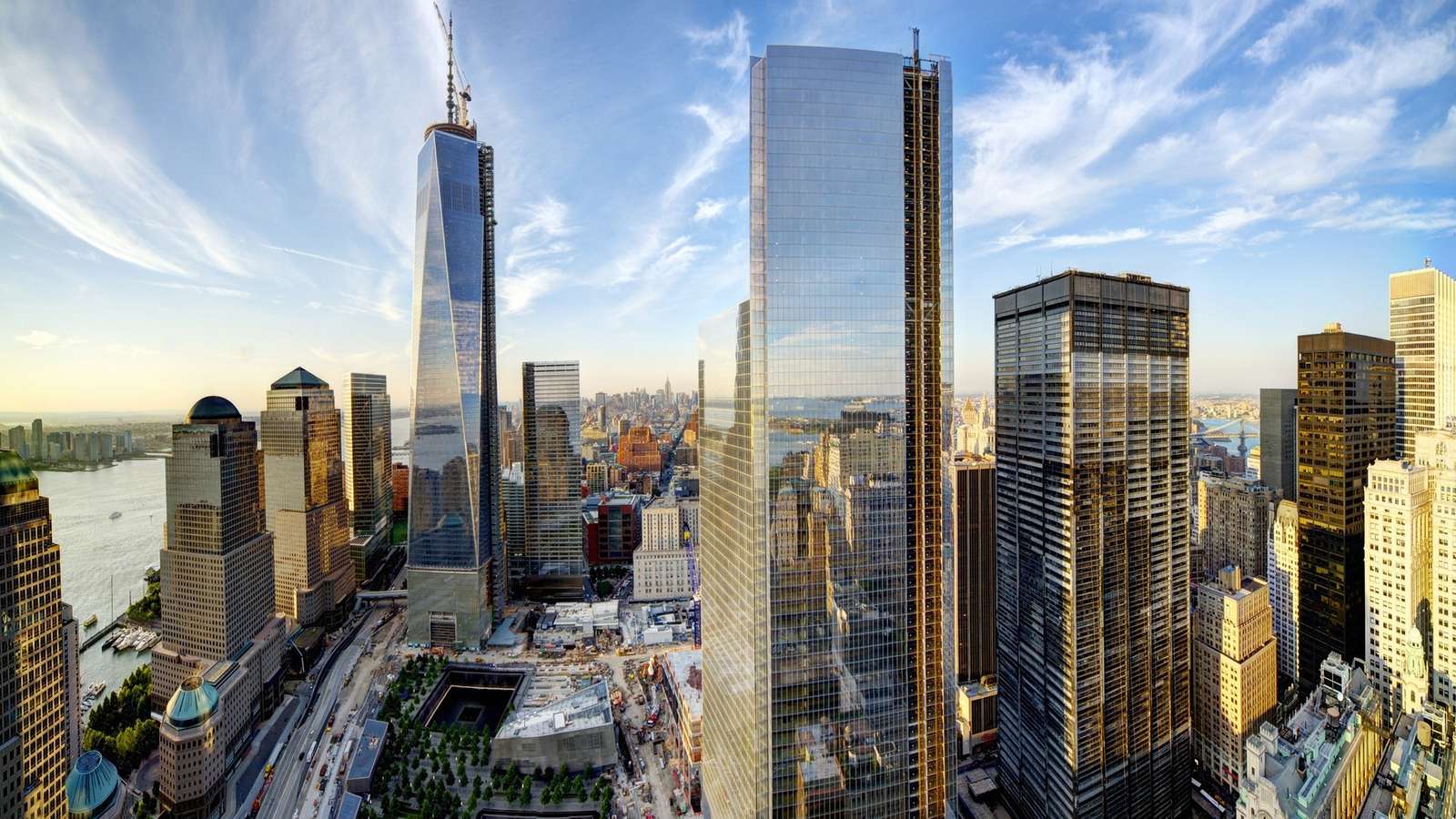 Панорама Нью-Йорка онлайн-пазл