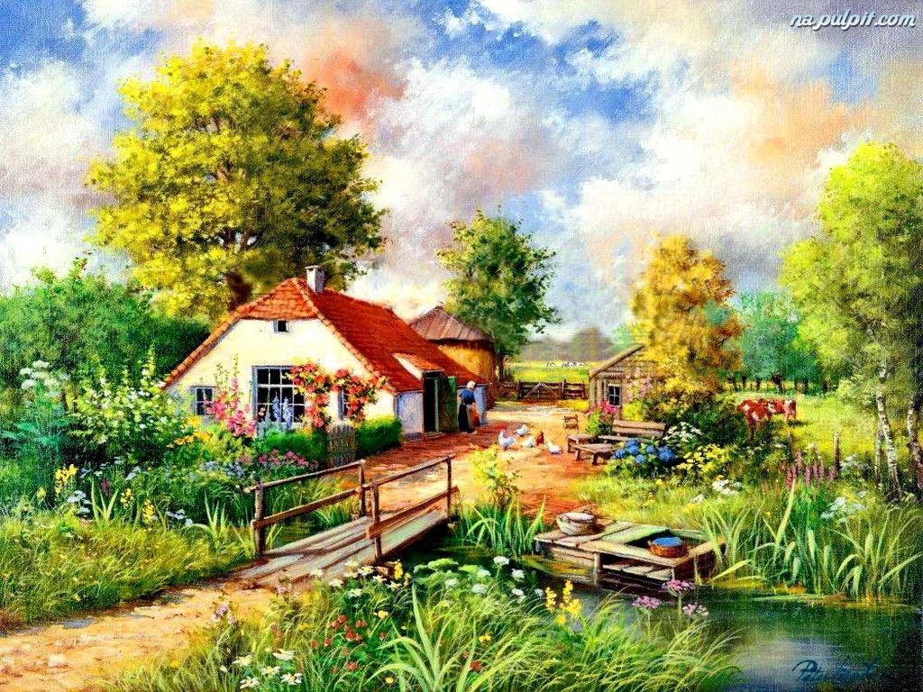 Country life. jigsaw puzzle online