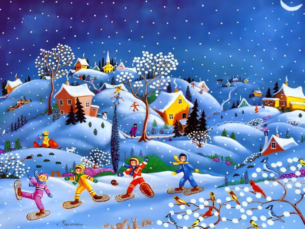 Joyful winter. jigsaw puzzle online