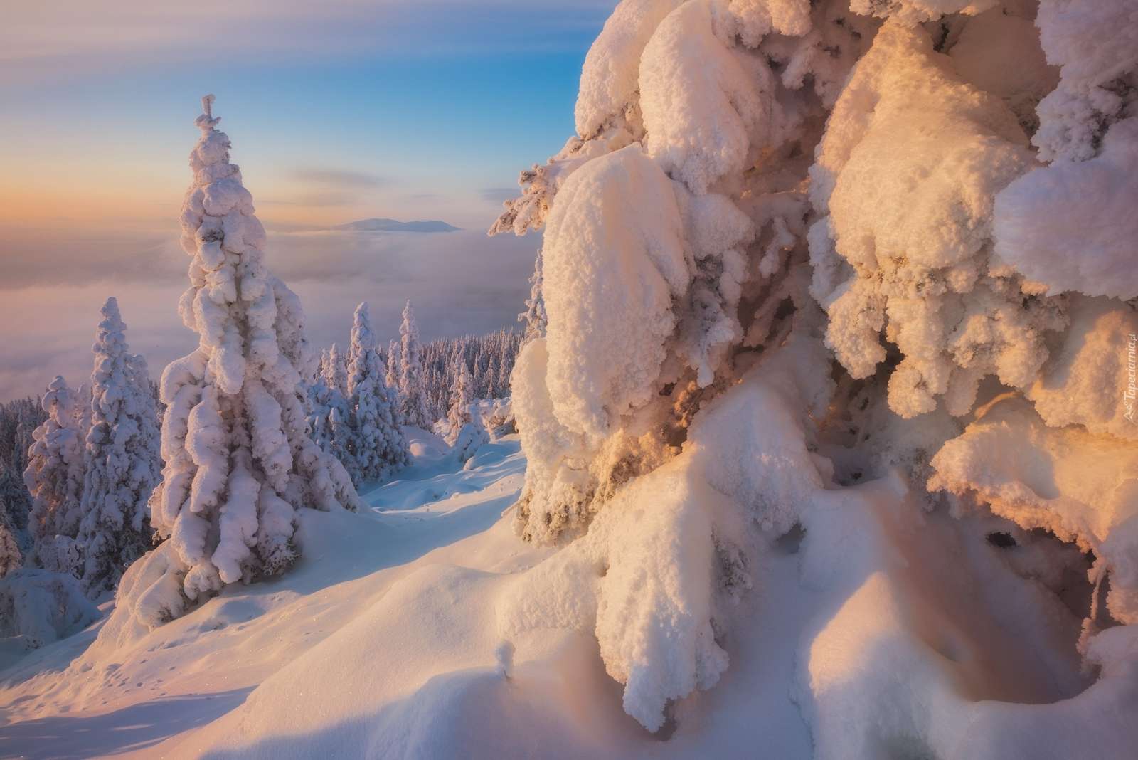 Vintern i Ural. Pussel online