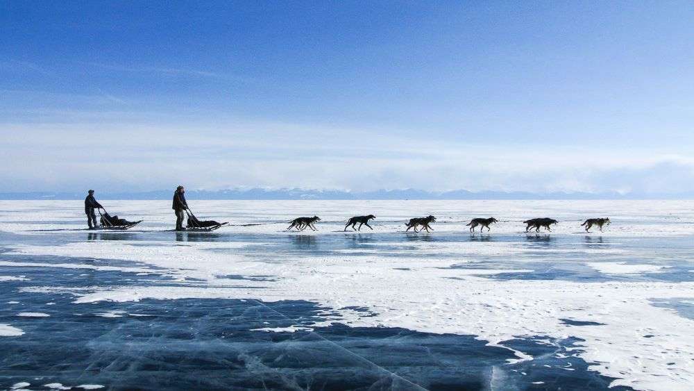 Байкал през зимата онлайн пъзел