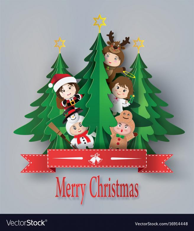 весела Коледа за деца онлайн пъзел