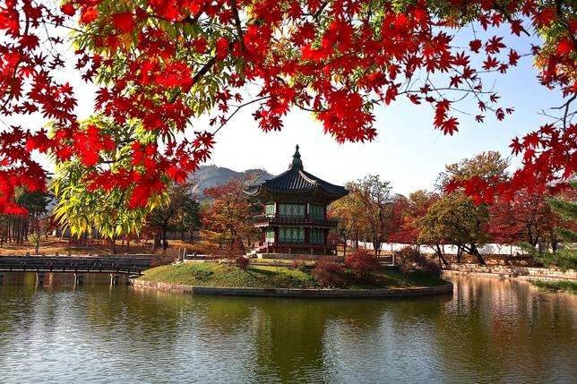 Palacio de Seúl. rompecabezas en línea
