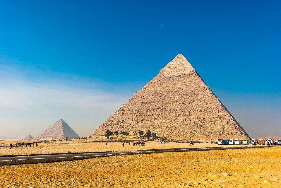 Pirámides egipcias. rompecabezas en línea