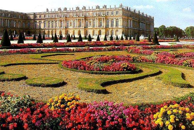 Versailleské zahrady. online puzzle