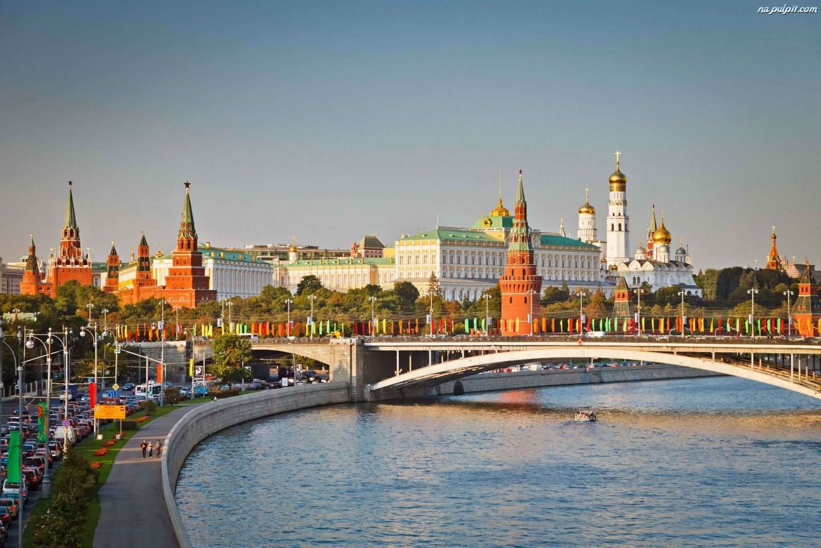 Panorama von Moskau. Puzzlespiel online
