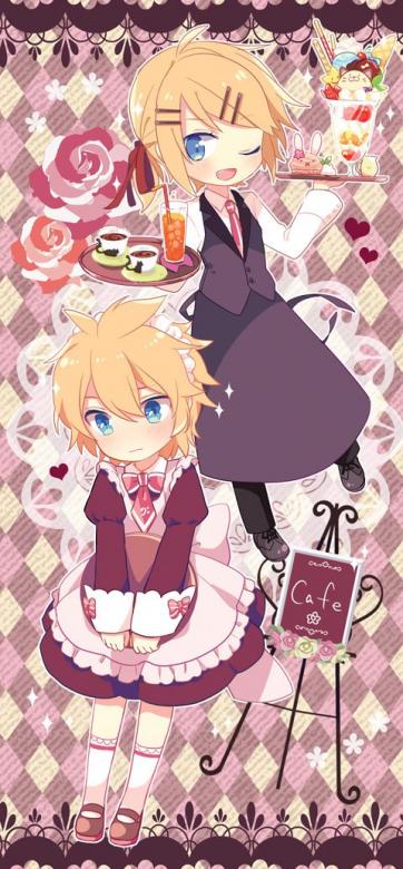 Kagamine Cafe online puzzle
