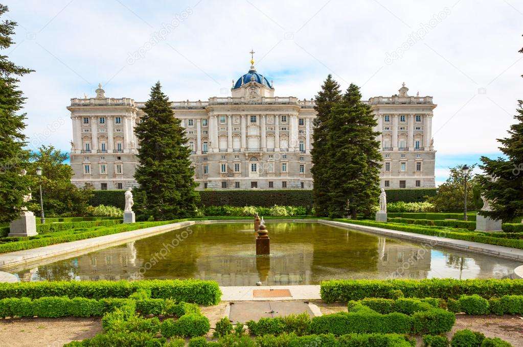 Madrid-Gärten von Sabatini Puzzle online