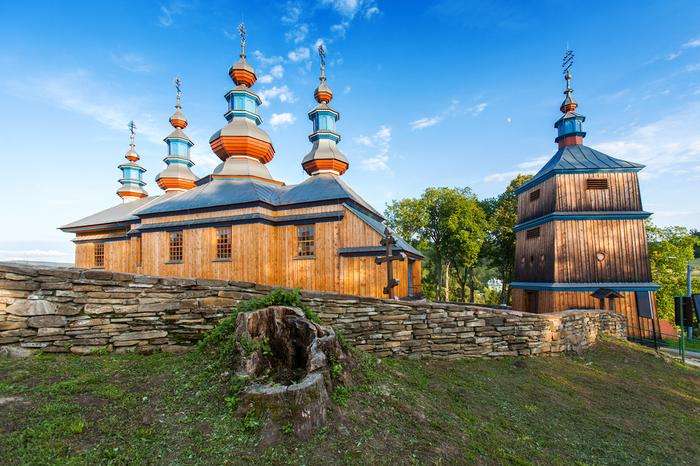 Orthodoxe kerk in Komańcza. legpuzzel online