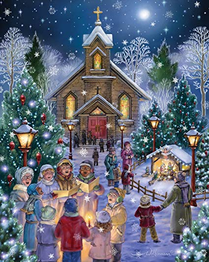 Christmas night. jigsaw puzzle online