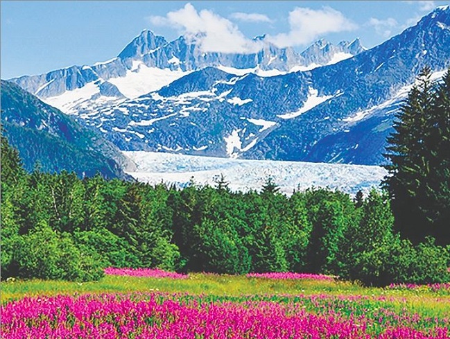 Alaska på sommaren pussel på nätet
