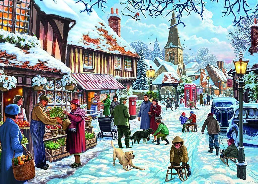 Winter afternoon. jigsaw puzzle online
