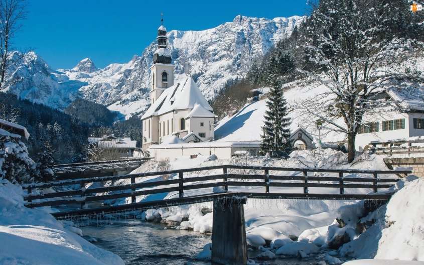зима в Баварії пазл онлайн