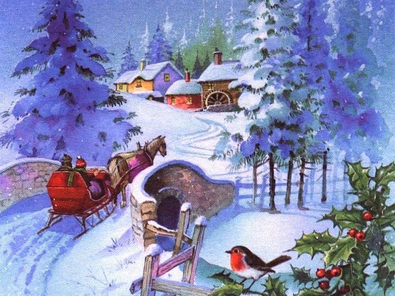 Travel by sleigh online puzzle