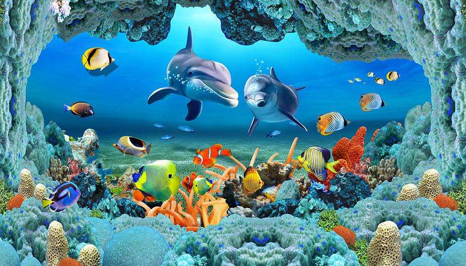 Lumea subacvatică puzzle online
