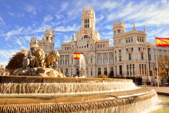 La Spagna. Madrid. puzzle online
