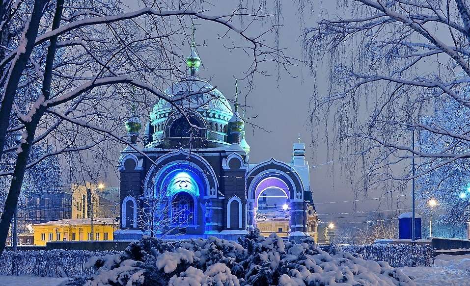 Руска катедрала онлайн пъзел