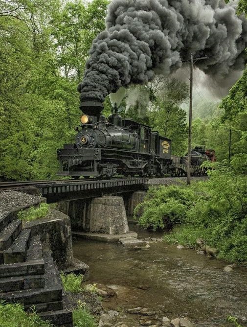 Paesaggio con un treno puzzle online