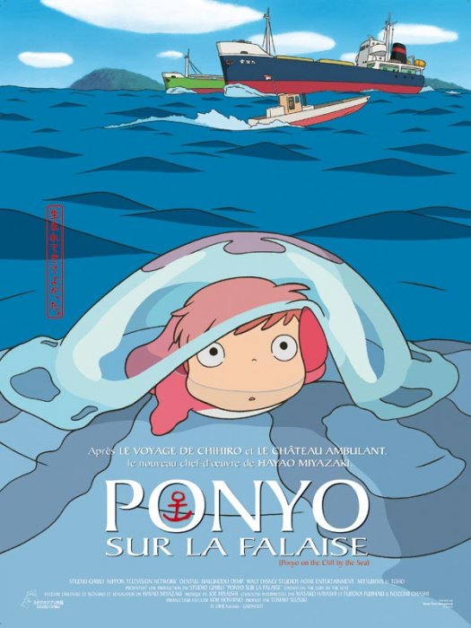 Ponyo sur la falaise puzzle en ligne