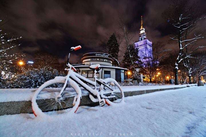 Zima ve Varšavě. skládačky online